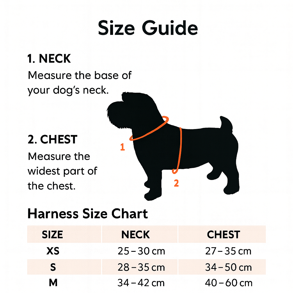 4 Tassar Walking Bundle (Fleece Dog Harness, Dog Leash, Dog Poop Bag Holder)